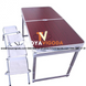Комплект мебели раскладной RIAS 120&times;60 см Brown &mdash; алюминиевый стол + 4 стула (усиленный) 000505 фото 3