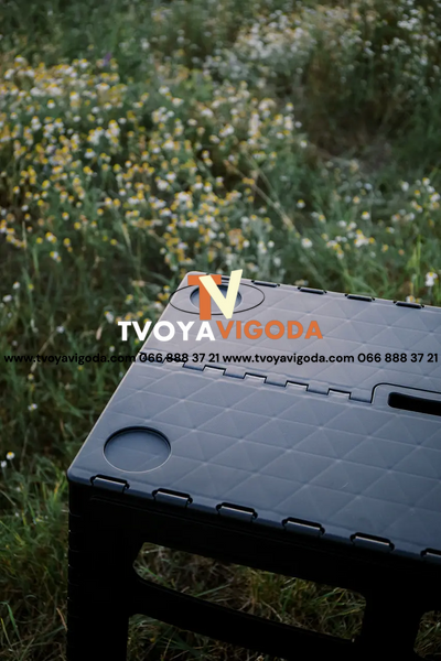 Кемпинговый стол Tribe Camp Table Low 70&times;44 см Black 000506 фото
