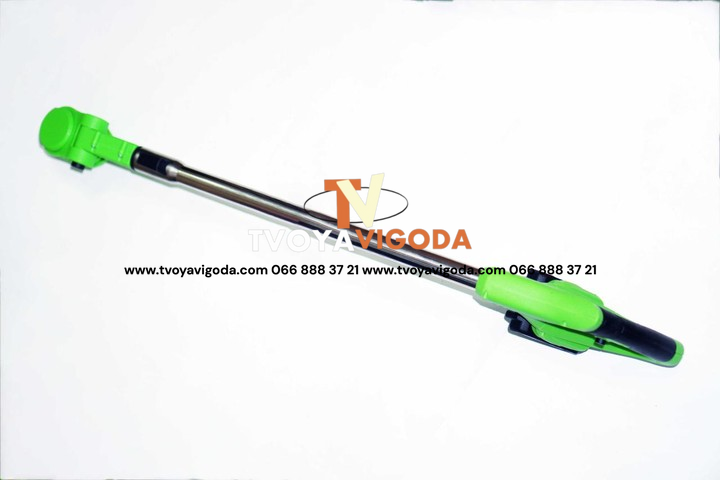 Аккумуляторный триммер/газонокосилка Krafftec AZ-144 48V, 2 аккумулятора, салатовый U000514 фото