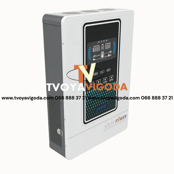 Гибридный инвертор Jarrett SVM 6.2 KVA (48 В, 6500 Вт), MPPT 120 А, защита IP21 JAR651 фото