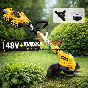 Акумуляторний тример DeWalt DCMST156N 48V 6Ah, 2 АКБ Безщітковий тример для трави та чагарників U000520 фото