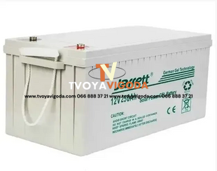 Гелевий акумулятор Jarrett 12V 250Ah для сонячних систем та резервних джерел живлення GEL250Ah фото