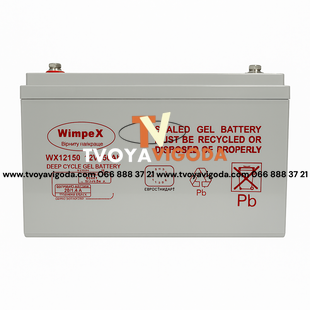 Гелевый тяговый аккумулятор Wimpex WX 12V 150Ah WX12150 фото