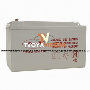 Гелева акумуляторна батарея Wimpex 12V 200Ah з технологією AGM WX12200 фото