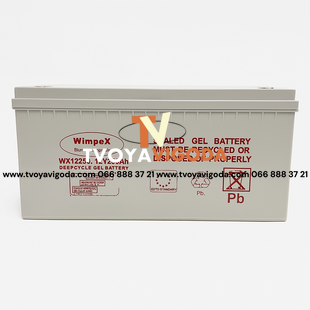Гелевый аккумулятор 12V 250Ah &mdash; надежное и безопасное решение для резервного питания WX12250 фото