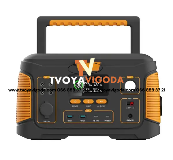 Портативна електростанція ElectraX 500 Вт (140 400 мА&middot;год) з чистою синусоїдою WX1437 фото