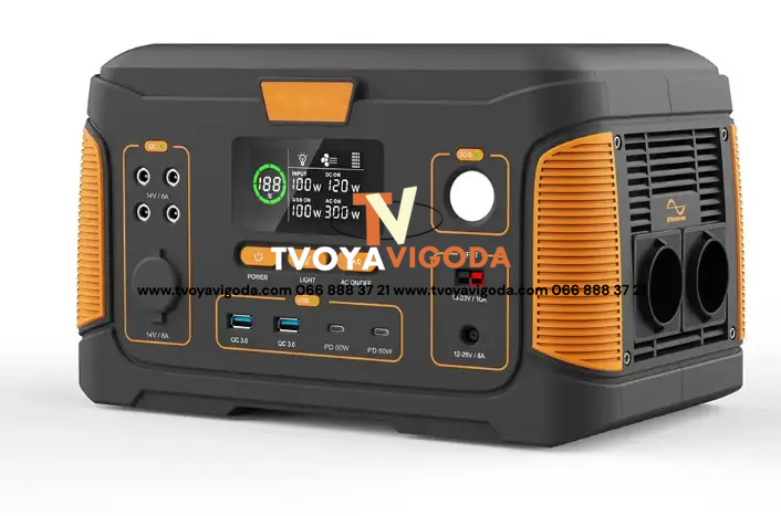 Портативна електростанція ElectraX 650 Вт (171 000 мА&middot;год) з чистою синусоїдою WX1438 фото